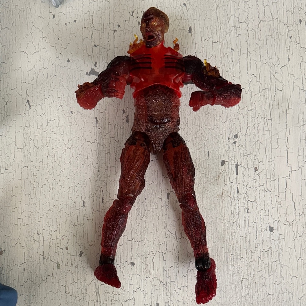 Human torch / Johnny storm from marvel action figure